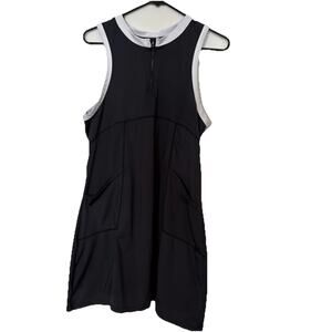 Willit‎ Black Racerback Athletic Dress Size XL Pockets Mesh Golf Tennis Stretch